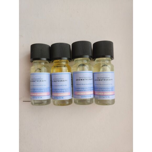 4 Bath and Body Works Fragrance Oils Lavender Chamomile B28 - Picture 1 of 2